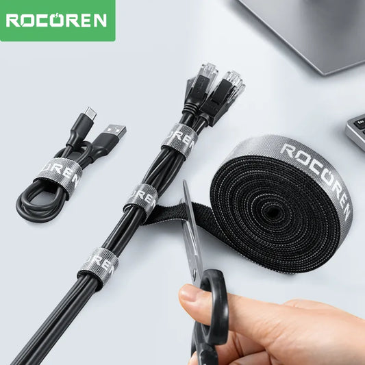 Rocoren Cable Organizer - Cables Tidy and Protected